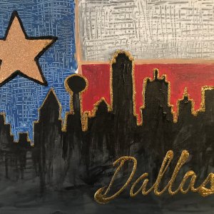 a close up of an old building