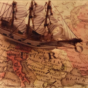 a close up of a book