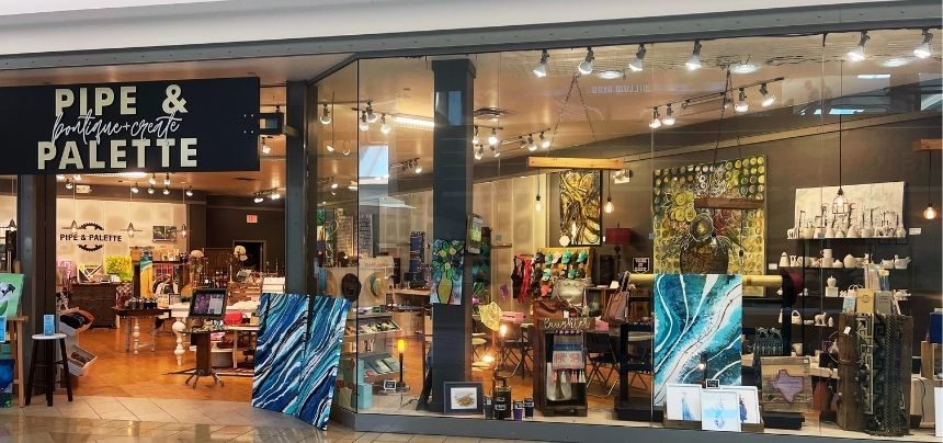 Pipe & Palette Home Outfitters & Mixed Media Art Classes