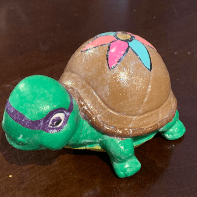 a colorful toy on a table