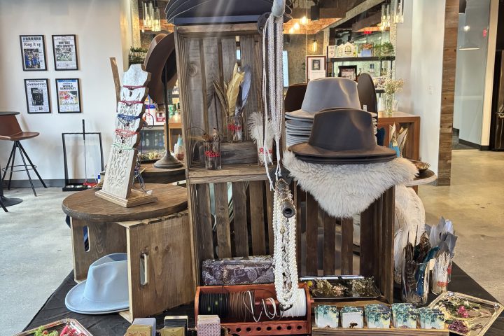 a group of people in a room