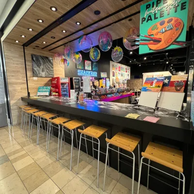 a display in a store